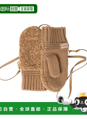 MIU MIU 女士手套 5GG2032CSRF0040 AW2025 棕色