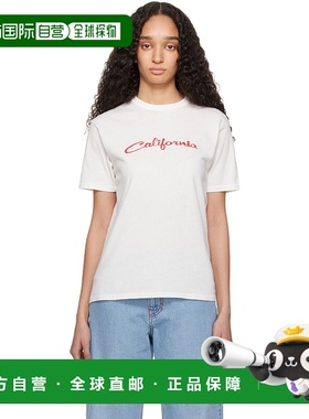 1h可退 潮奢 Erl 女士 白色 California Signature T 恤 ERL10T00