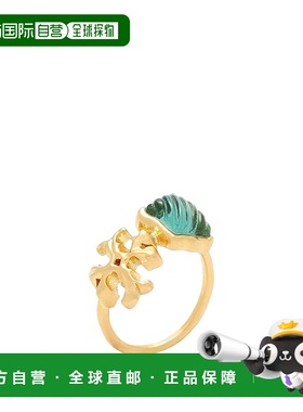 1h可退 潮奢 Tory Burch 托里 伯奇 女士 戒指 green绿色 舒适时