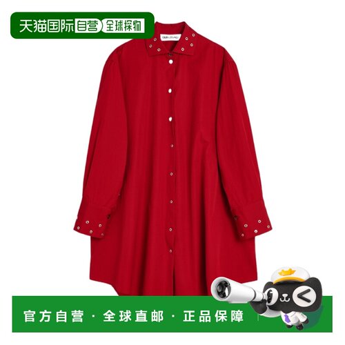 1h可退 OUR LEGACY 女士衬衫 W4257FL AW2025 红色 衬衫式连衣裙