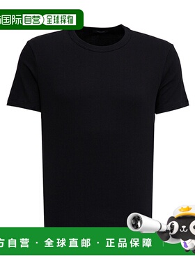 1h可退 TOM FORD 男士T恤 T4M081040002BLACK CO 黑色短袖