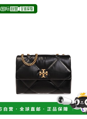 TORY BURCH 女士斜挎包 1547040001 CO 黑色 ?Kira Diamond? quil