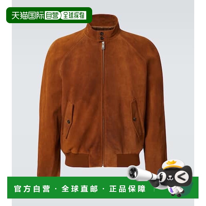1h可退 潮奢 Prada 普拉达 男士 绒面革短夹克 beige米色 舒适时
