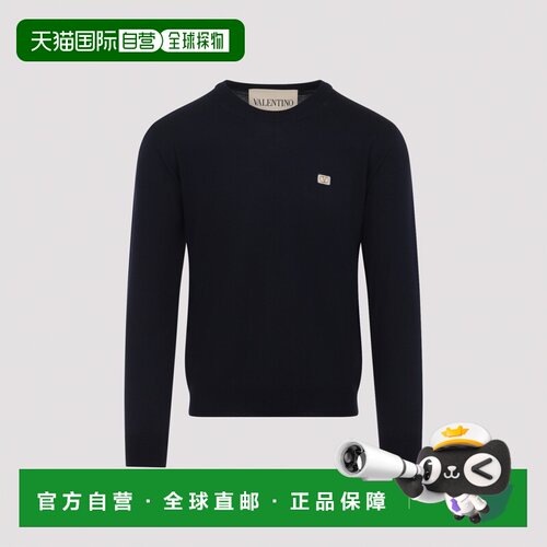 VALENTINO 男士针织衫 8V3KC37QBCJ598 SS2026 蓝色