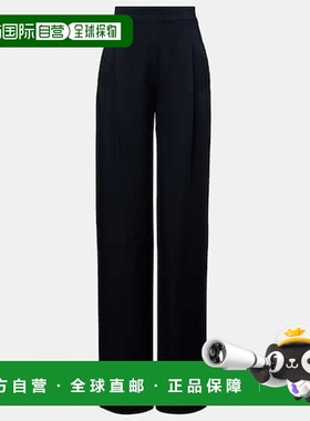 1h可退 潮奢 MaxMara 麦斯玛拉 女士 Dritto crêpe 缎面阔腿裤
