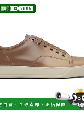 1h可退 潮奢 Lanvin 朗雯 男士 黄褐色 DBB1 Gradation Leather