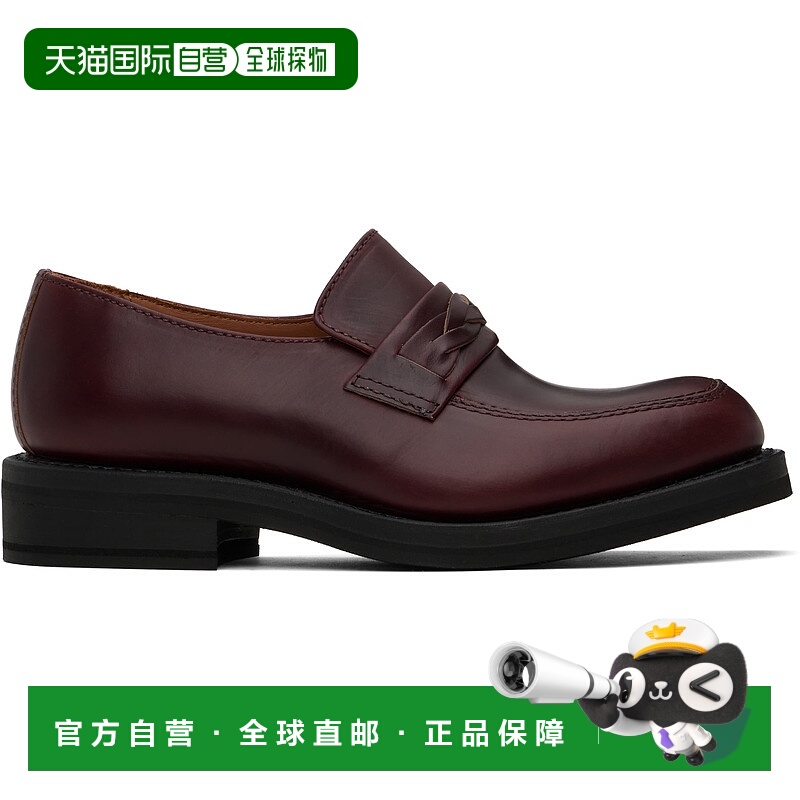1h可退 潮奢 Our Legacy 男士 酒红色 Nakano 乐福鞋 A2257NBC