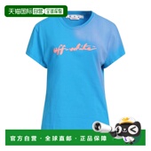 潮奢 舒适时尚 off 女士 1h可退 blue蓝色 white T恤
