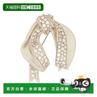 1h可退 潮奢 MaxMara 麦斯玛拉 女士 蝴蝶结莱茵石胸针 252475602