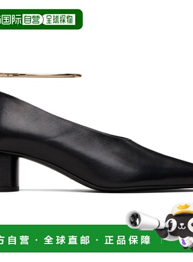 1h可退 潮奢 Jil Sander 吉尔 桑达 女士 黑色 Ring 中跟鞋 J15WL
