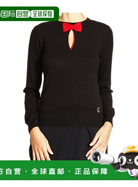 1h可退 MOSCHINO 女士针织毛衣 WS1G100X08654047 SS2022 黑色