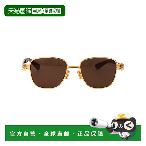 BOTTEGA VENETA 男士眼镜 BV1380S003 SS2026 棕色太阳镜配饰