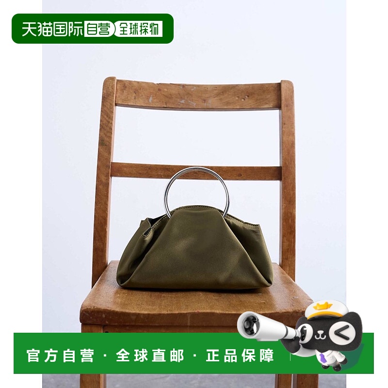 1h可退 潮奢 Topshop 女士 Ginny 金属手柄手提包(卡其色)