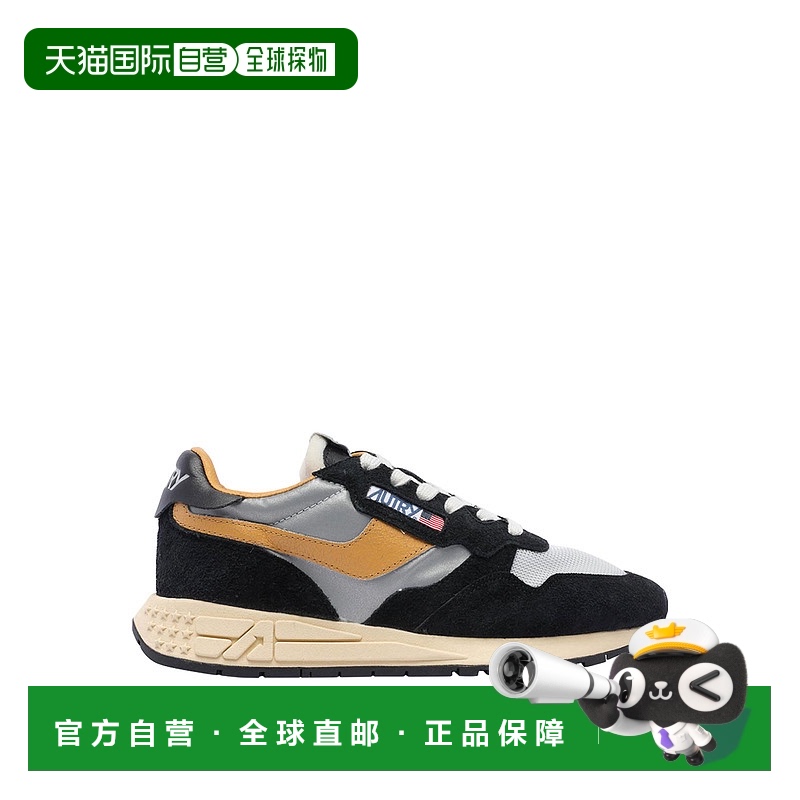 1h可退 AUTRY 男士运动鞋 WWLMRL05-0 AW2025 黑色 Reelwind Low