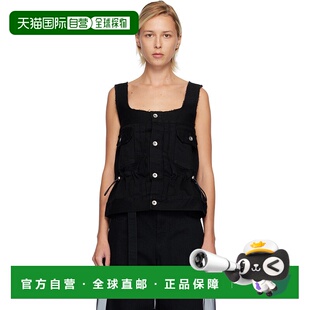 女士 黑色 背心 潮奢 2508192 Denim Sacai Neck 1h可退 Square