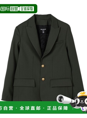 BALMAIN 男童夹克 BX2P74I0196762OR AW2025 黑色