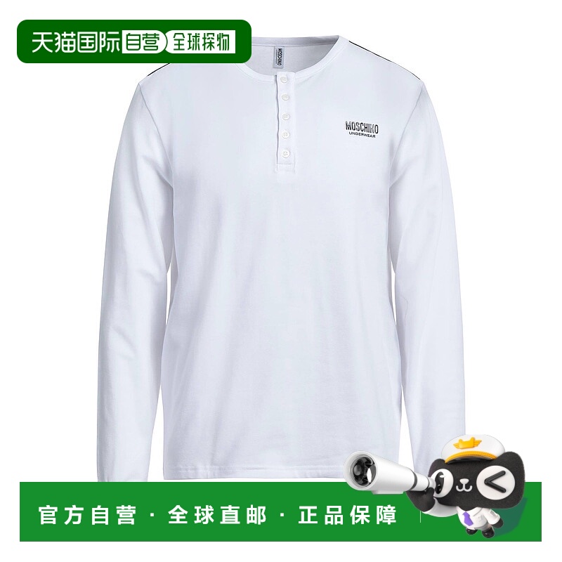 1h可退 潮奢 Moschino 莫斯奇诺 男士 汗衫 white白色 舒适时尚