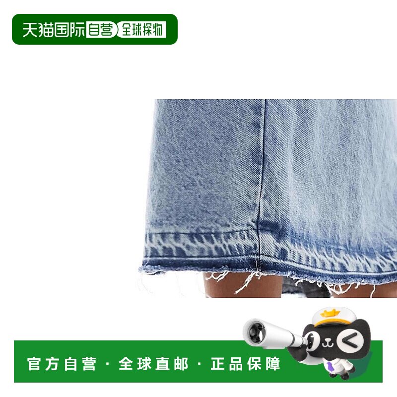 1h可退 潮奢 ASOS 女士 Sutton 设计露跟鳄鱼纹中跟鞋(白色)