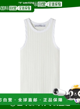 A.P.C. 女士背心吊带 COHAOF07038AAB SS2024 白色 罗纹针织背心