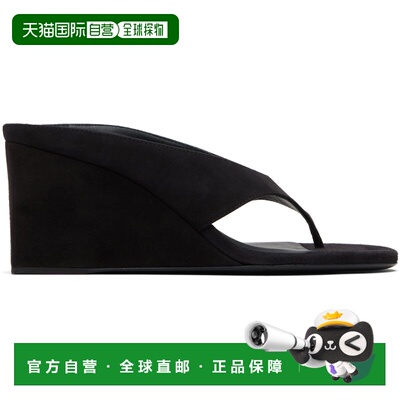 1h可退 潮奢 alaia 女士 黑色 Cube Thong 凉鞋 AA3M105C0H53