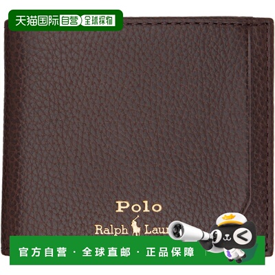 潮奢 Polo Ralph Lauren Polo 拉夫 劳伦 男士 棕色 Pebbled Leat