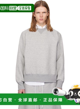 1h可退 潮奢 Sacai 男士 灰色 Sponge 套头衫 2603950M