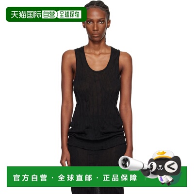toteme 女士 TOTEME 黑色背心 262WRT0724YA0244001BLACK