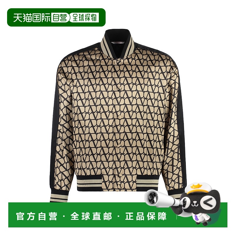 1h可退 VALENTINO 男士夹克 3V3CI0A09HHMYL AW2023 浅棕色