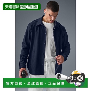 男款 alo 夹克外套 单排扣纯色宽松长袖 yoga