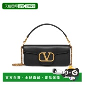 女士斜挎包 XW0B0K30ZXL0NO VALENTINO 黑色 徽标翻盖单肩包