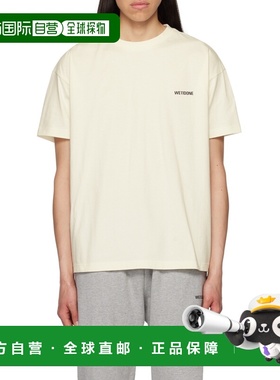 WE11DONE 男士T恤 WDTT123796UIV CO 白色 印花 T 恤