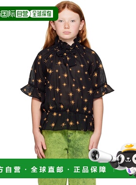 1h可退 潮奢 Mini Rodini 女童 黑色 Stars 儿童上装童装 2312013