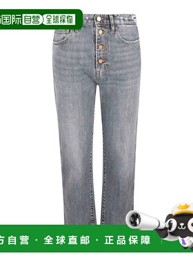 3X1 女士休闲裤 AUSTINCROPDR02RGSTONE SS2025 灰色