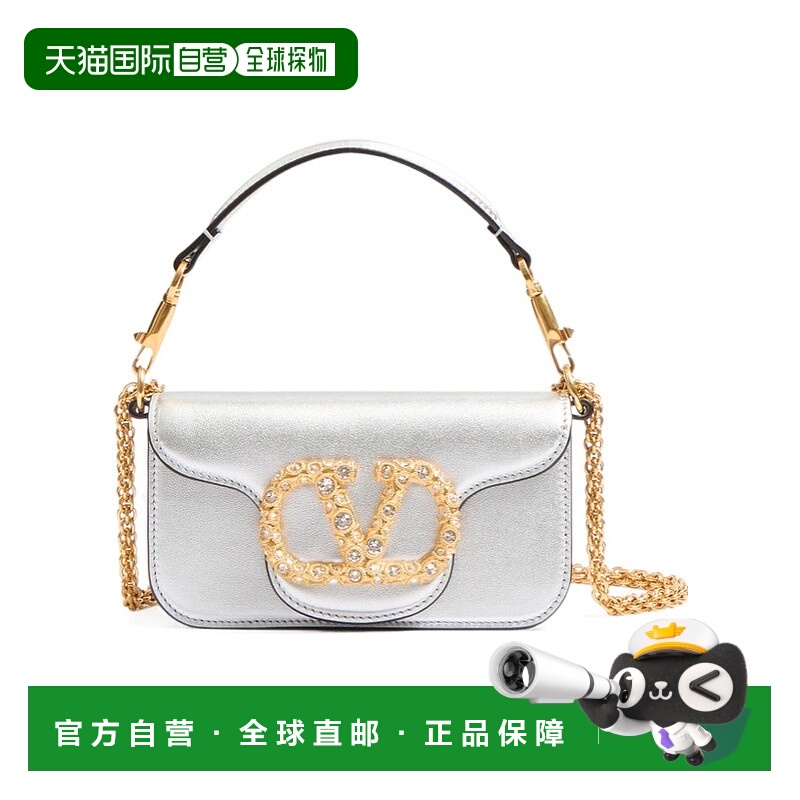 1h可退 VALENTINO 女士斜挎包 WB0K53LNKGN5 AW2024 白色 徽标小