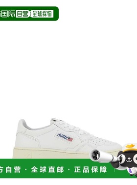 1h可退 潮奢 AUTRY 女士 Medalist 白色皮质运动鞋 AULWGG04
