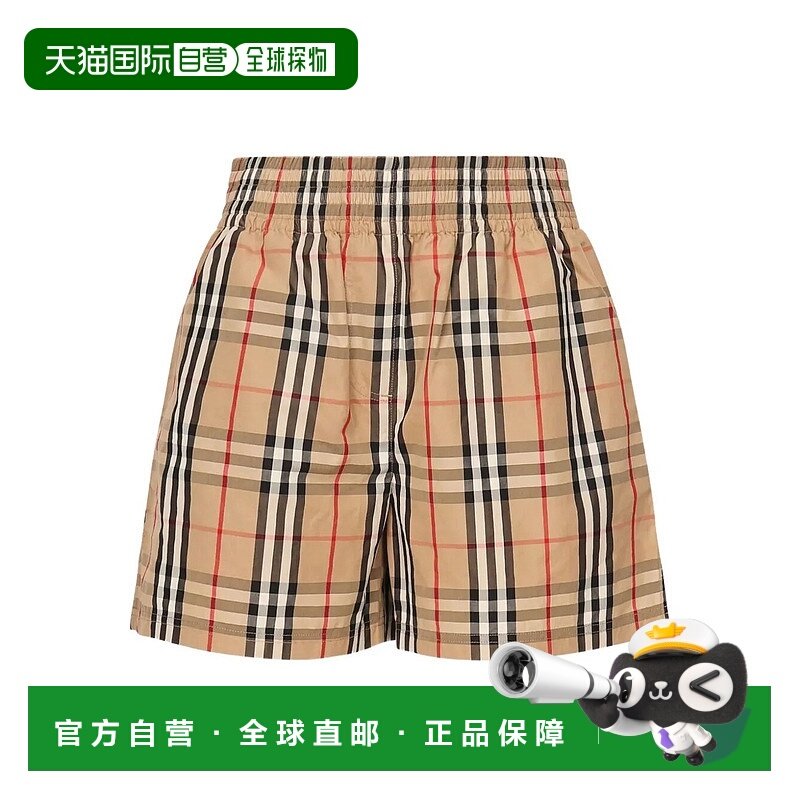 BURBERRY 女士短裤 8111875A7028 SS2026 卡其色 Printed cotton,女装/女士精品,休闲裤,淘宝优惠券,粉丝福利购,淘宝优惠卷
