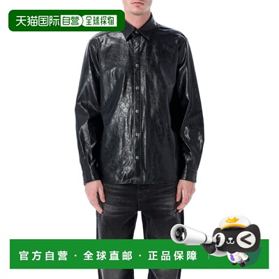 DIESEL 男士衬衫 26PA200210QMBU9XX SS2026 黑色 Diesel leather