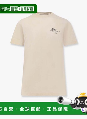 1h可退 潮奢 GOLDEN GOOSE 男士 圖案印花圓領 T 卹 GMP01220P002