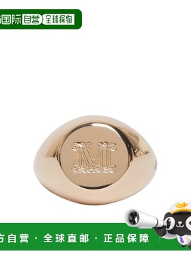 MAX MARA 女士饰品 4756215106001 AW2025 金色 属骑士戒指