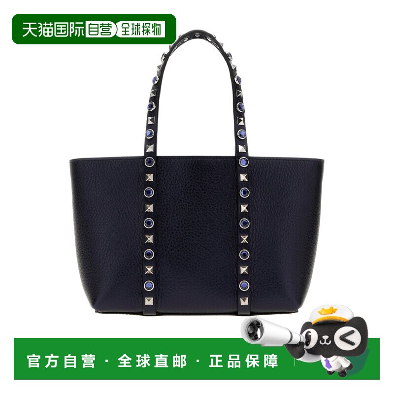 VALENTINO 女士手提包 WB0R05PAXF8Y SS2026 黑色 铆钉双提手包