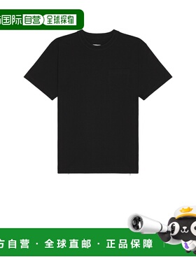 1h可退 潮奢 Sacai 男士 短袖T恤 SCM225 black黑色 舒适时尚