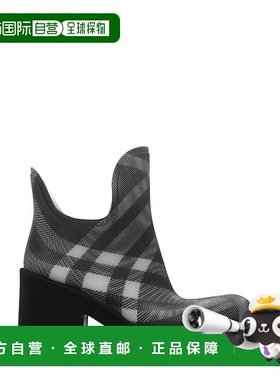 1h可退 潮奢 Burberry 巴宝莉 女士 Marsh 格紋一腳蹬靴 8083380