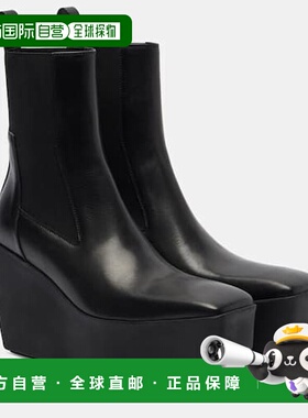 1h可退 潮奢 rick owens 瑞克 欧文斯 女士 Beatle 皮质防水台短