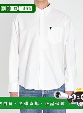 1h可退 潮奢 Ami Paris 男士 Ami de Coeur 宽松款衬衫 HSH822C00