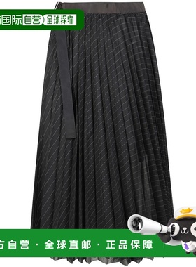 SACAI 女士半身裙 2507803816 SS2025 黑色 Sacai Spun Organza S