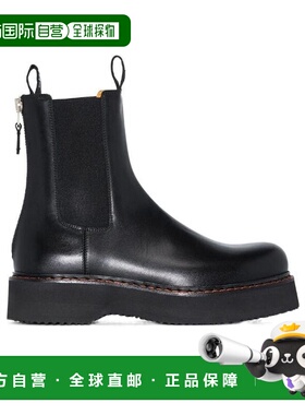 R13 女士高跟鞋 R13S0240001BLACK SS2024 黑色 后拉链靴子