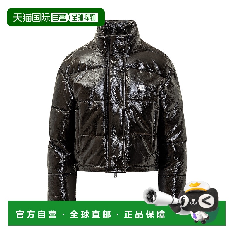 潮奢 Courreges 女士 长袖短款羽绒服 323CMA106VY0016