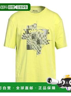 1h可退 潮奢 Blauer 男士 T恤 green绿色 舒适时尚男装