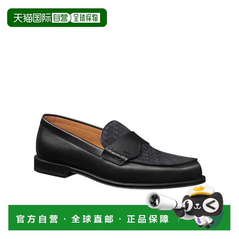 1h可退 DIOR 男士商务休闲鞋 3LO146ZAQH969 SS2025 黑色迪奥