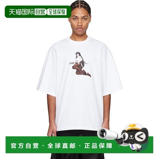 男士 独家发售白色 潮奢 恤 Girl Abra Office 1h可退 Crewneck